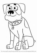 Pound Puppies Tyson Draw Step sketch template