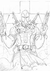 Deadpool Kolorowanki Deathstroke Wolverine Johnsonting Colorier Druku Spiderman Insertion Bestcoloringpagesforkids Imprimé Wydruku sketch template