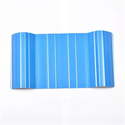 Color Coated Blue Polycarbonate Roofing Sheet For Industrial