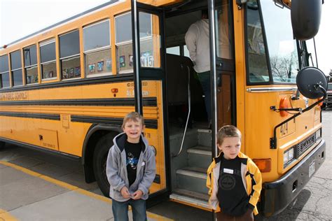 staab family times jaydons  school bus ride  field trip