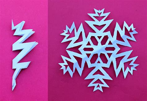 Paper Snowflake Tutorial And Template By Uk Paper