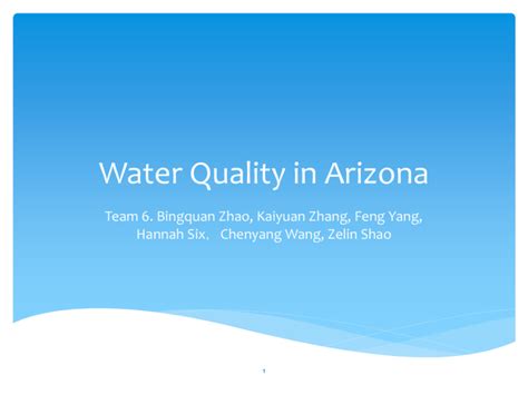 water quality  arizona