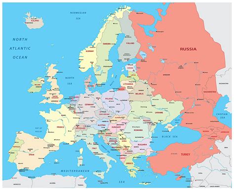 How Many Countries Are There In Europe Worldatlas