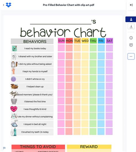 behavior  chore chart chore chart behaviour chart hands
