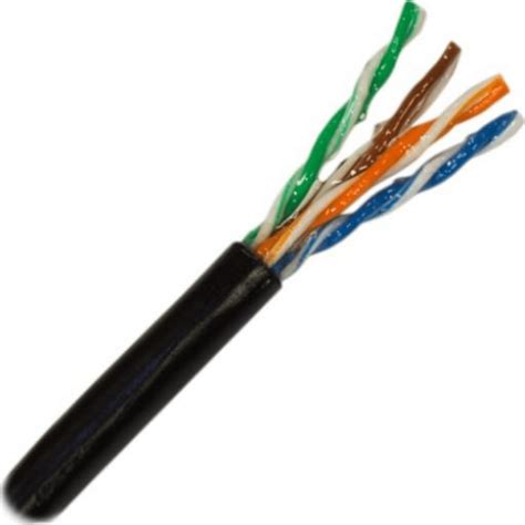 cate mhz direct burial outdoor cable ft gel filled black jr cabling supplies