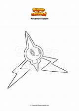 Rotom Pokemon Coloriage Morpeko Gigamax Supercolored Dibujo Elektro Voraz Forma sketch template