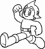 Astro Boy Coloring Pages Running Wecoloringpage Getcolorings sketch template