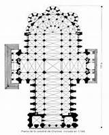 Chartres Planta Catedral sketch template