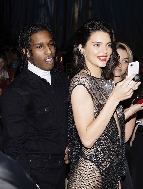 kendall jenner and a ap rocky flaunt pda at rihanna s met