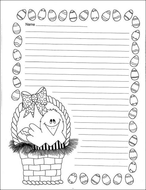 easter writing template writing easter writer workshop