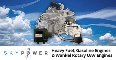 uav engines heavy fuel gasoline wankel rotary engines  drones