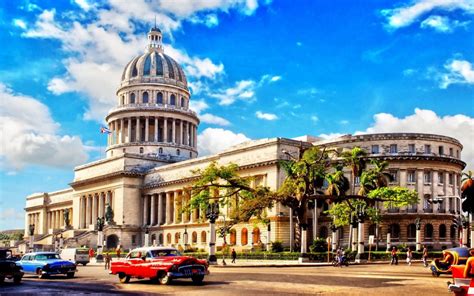 Capitolio La Havana Cuba Ciudad Wallpaper 2880x1800
