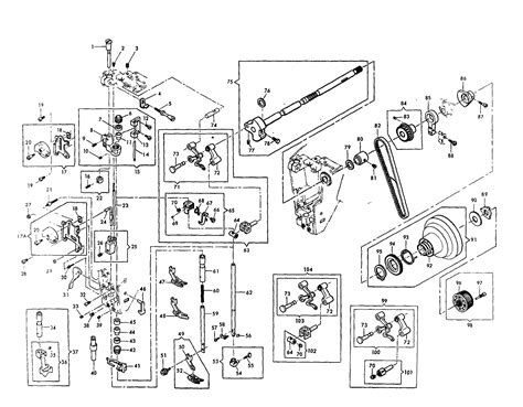 arm shaft  head  diagram parts list  model apollohook singer parts sewing machine