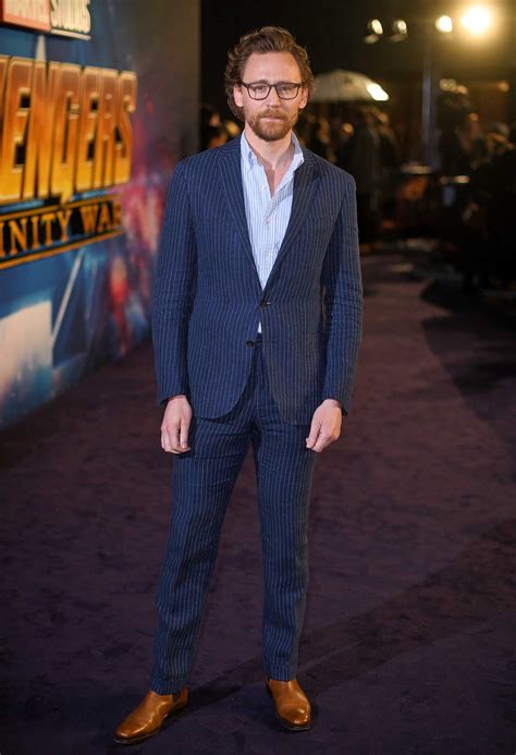 tom hiddleston at avengers infinity war fan screening in
