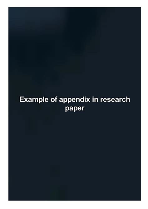 appendix  research paper  shelton daphne issuu