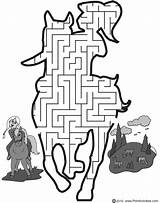 Mazes Riding Barngirl sketch template