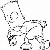 Bart Simpsons Desenho Colorear Disegno Desenhar Grafiti Tagging sketch template