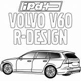 Volvo V60 Ipd sketch template