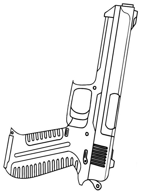 laser gun coloring page coloring pages