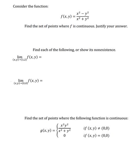 solved consider the function f x y x2 y2 x2 y2 find