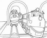 Coloring Chuggington Pages Popular sketch template