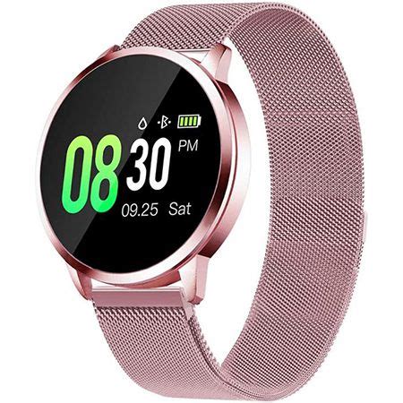 touchai damen smartwatch mit fitness tracker  pink fuer  statt