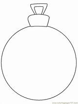 Ornament Christmas Coloring Printable Pages Ornaments Tree Outline Template Clipart Sheets Print Decorations Templates Color Kids Ball Blank Pattern Book sketch template
