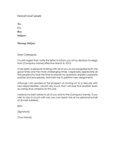 browse  image  heartfelt resignation letter  coworkers