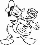 Coloring Pages Duck Donald Guitar Playing Clipart Cliparts Colouring Girl Ukulele Clip Angel Printable Color Hero Sheet Ren Stimpy Nemo sketch template