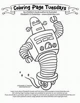Coloring Pages Robot Mighty Machines Tuesday Dulemba Big Comments Library Popular Coloringhome Insertion Codes sketch template
