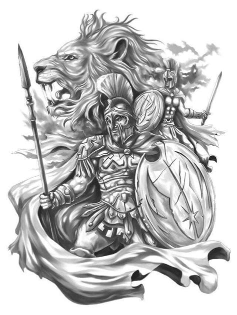 image result  spartan warrior drawings spartan tattoo warrior