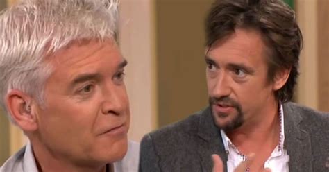 watch richard hammond squirm as phillip schofield grills him over new show with jeremy clarkson