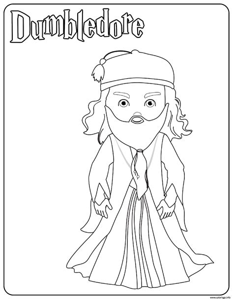 dumbledore coloring page coloring pages