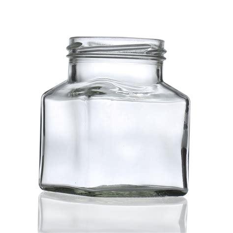 glass jar decorative containers kitchen  bath home decor