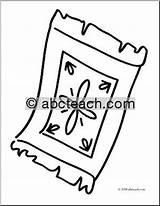 Rug Coloring Pages Getcolorings Color Basic Words Clip sketch template