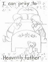 Lds Coloring Pages Nursery Color Father Pray Primary Praying Activities Clipart Church Teachers Heavenly Family Sheets Always Lessons Ward Students sketch template