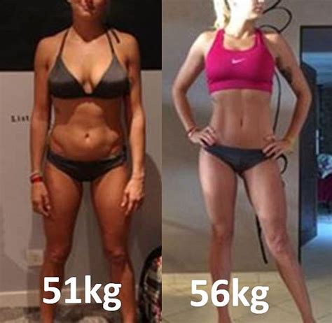 women take to twitter to show results of putting weight on