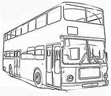 Coloring Pages Transportation Bus Printable Vehicles Vehicle Double Decker Kids Colouring Land Transport Color Motor Sheets Types Big Air Hummer sketch template