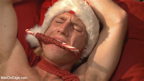 straight hunk gets an edging surprise for the holidays