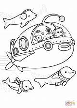Octonauts Peso Coloring Pages Getcolorings sketch template