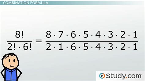 combination  mathematics definition formula examples video