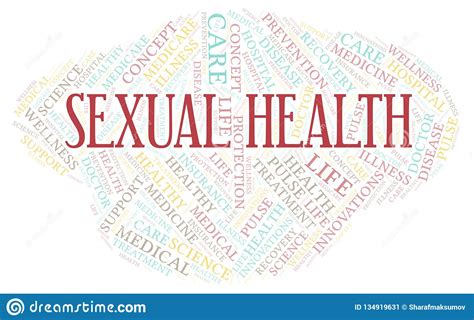 Sexual Health Word Cloud Stock Illustration Illustration