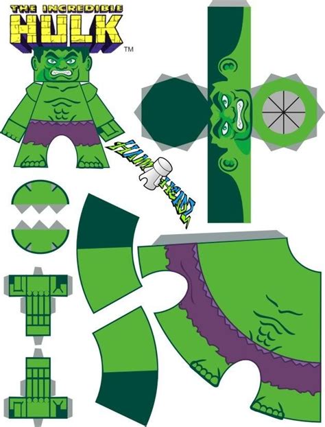 papercraft collection the hulk