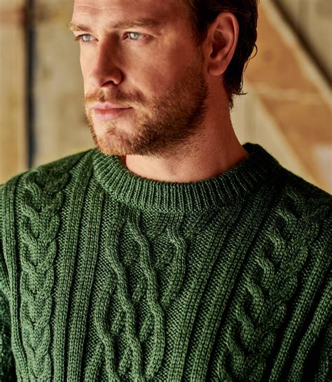 woolovers pull top haut decontracte chaud hiver irlandais homme pure laine ebay
