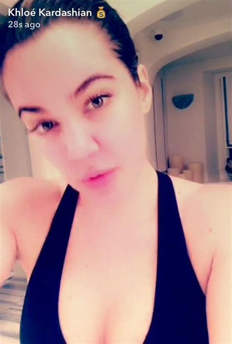 khloe kardashian without makeup on snapchat popsugar beauty uk