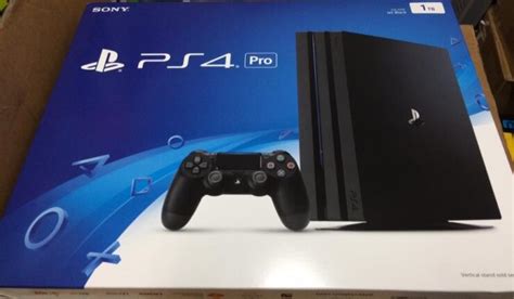 images showing playstation  pro retail box emerge  console