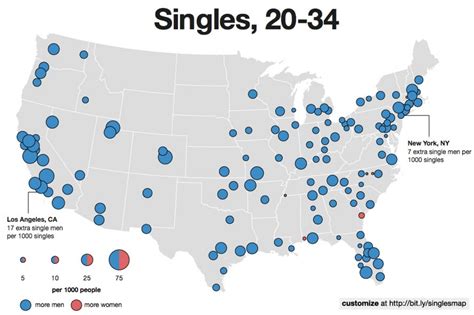 where the single men are um everywhere according to this interactive