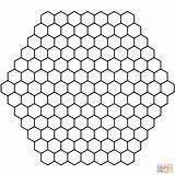 Coloring Tessellation Pages Honeycomb Tessellations Patterns Printable Pattern Hexagon Geometric Desenho Supercoloring Transparent Drawing Popular Sheets Shape sketch template
