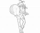 Makoto Nanaya Calamity Blazblue Trigger Ability Coloring Pages Another sketch template