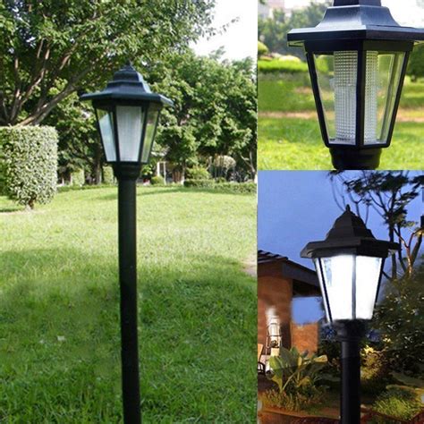solar power outdoor garden security filament led lamp post  wall light el ebay